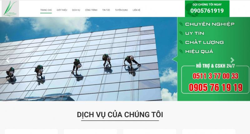 Giao diện chính website