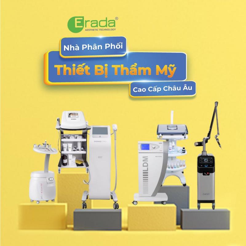 Erada Việt Nam là nhà cung cấp thiết bị thẩm mỹ y tế chính hãng từ các thương hiệu hàng đầu của châu Âu