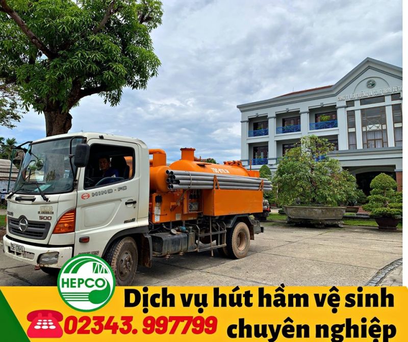 Dịch vụ hút bể phốt, thông tắc cống uy tín nhất tại Huế