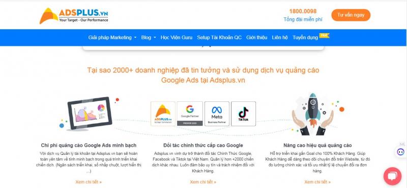 Công ty cổ phần quảng cáo cổng Việt Nam - AdsPlus