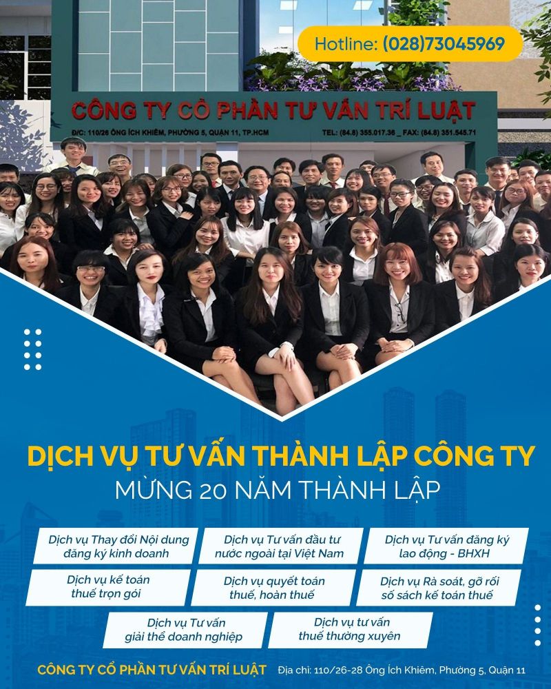 Công ty Cổ Phần Tư Vấn Trí Luật