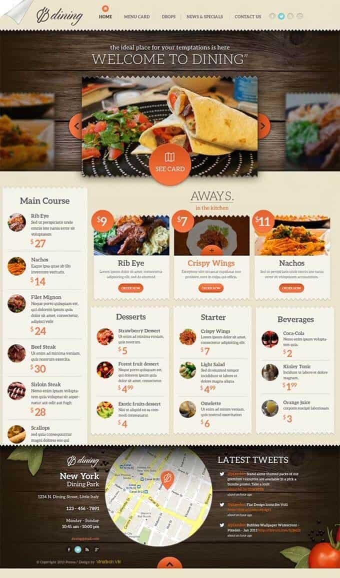 Công ty thiết kế website ẩm thực nhà hàng chuyên nghiệp tại TP. HCM