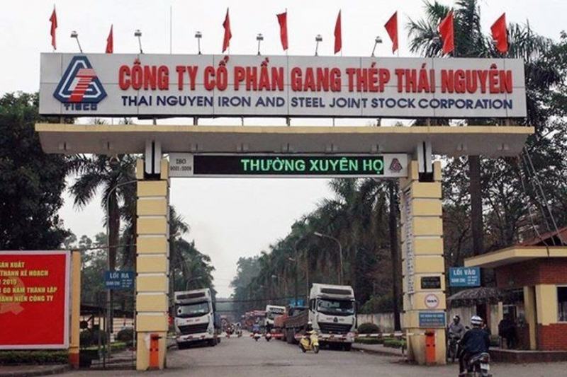Công ty CP Gang thép Thái Nguyên (TISCO) thành lập năm 2009
