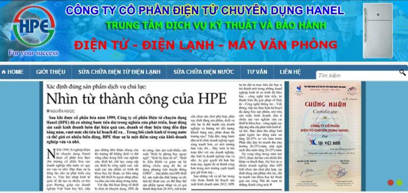 Công ty CP chuyên dụng điện tử Hanel