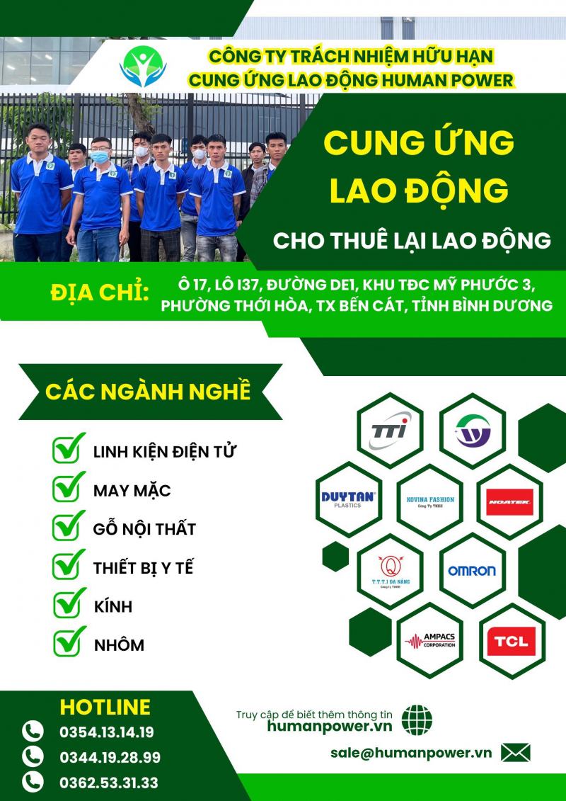 Công Ty Cung Ứng Lao Động Human Power