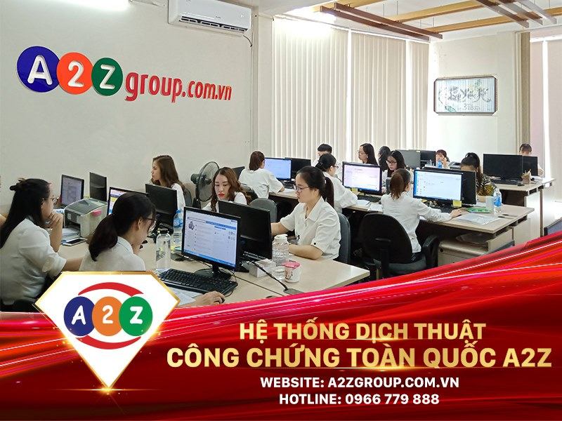 Công ty dịch thuật A2Z