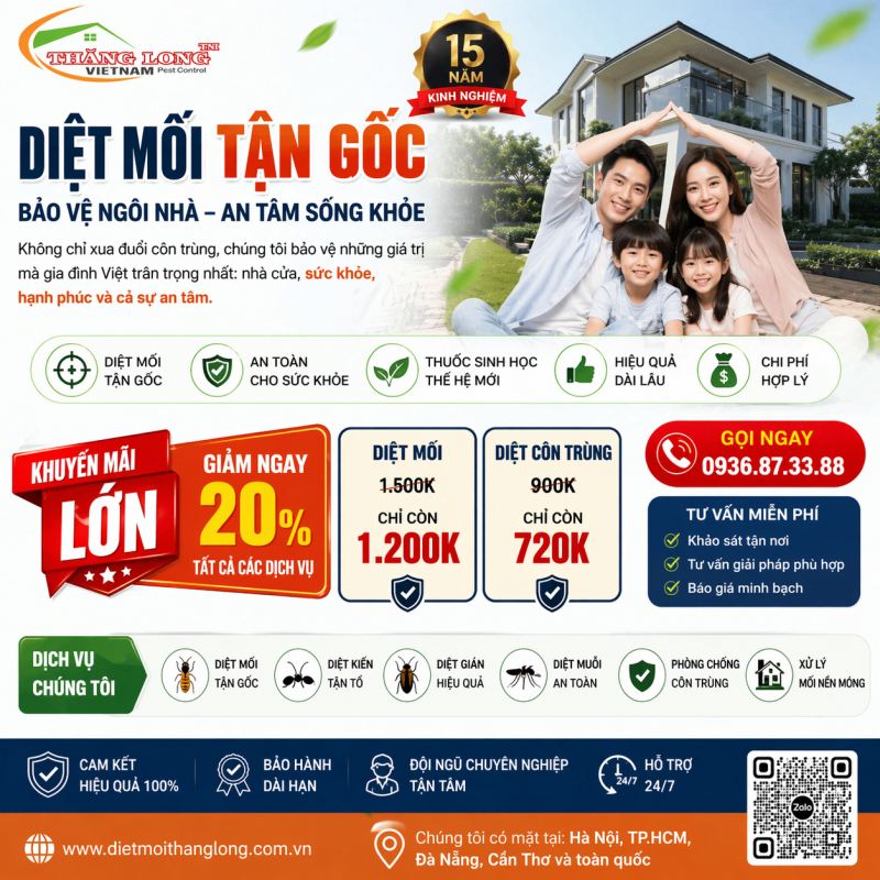 Công ty diệt mối và côn trùng Thăng Long