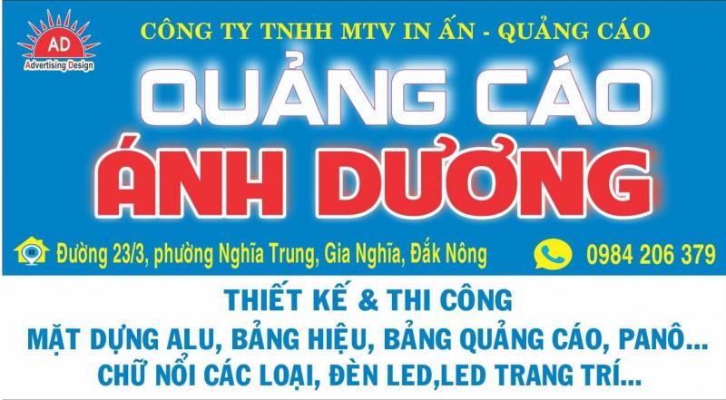 Công Ty In Ấn - Quảng Cáo Ánh Dương