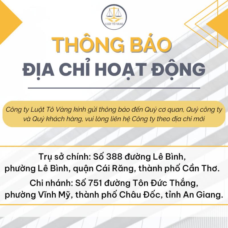 Công ty Luật Tô Vàng