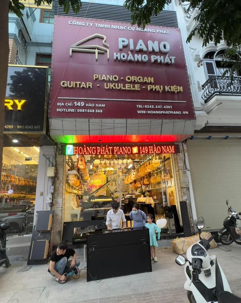 Showroom bán hàng của Công ty Piano Hoàng Phát Hà Nội