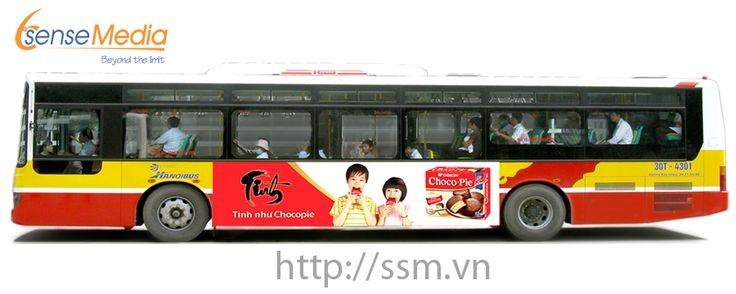 Công ty cung cấp những mẫu dịch vụ quảng cáo trên xe bus