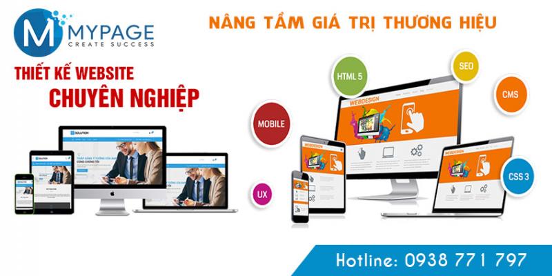 Công ty thiết kế website Mypage