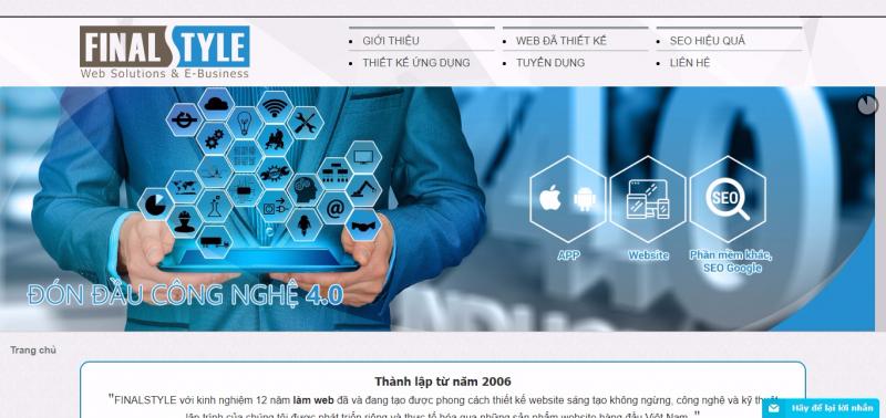 Công ty thiết website Final Style