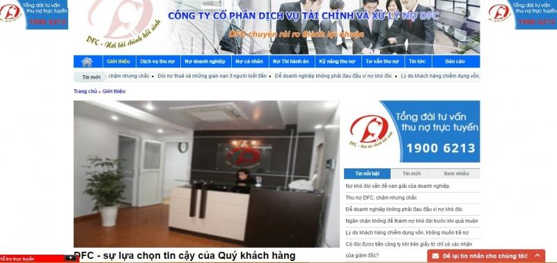 Hình ảnh website và văn phòng công ty