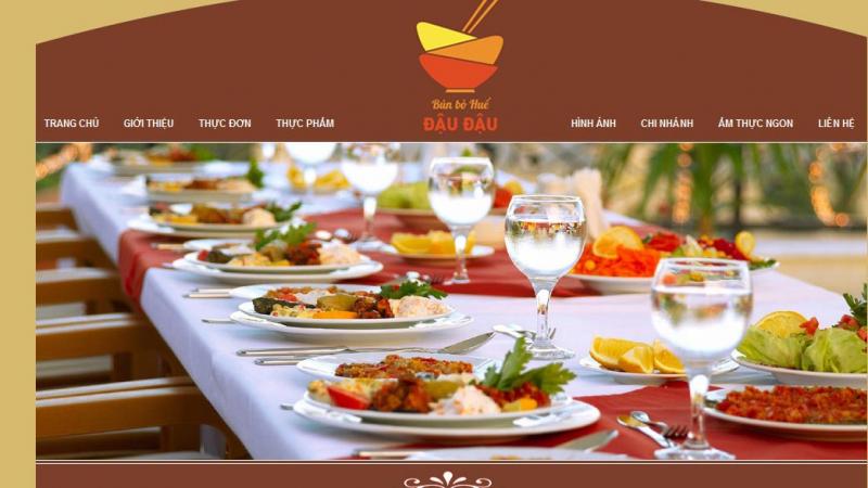 Công ty thiết kế website ẩm thực nhà hàng chuyên nghiệp tại Hà Nội