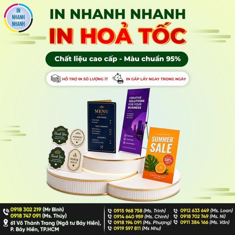 Công Ty TNHH In Nhanh Nhanh