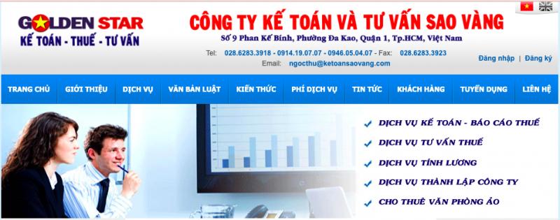 Công ty TNHH Kế toán và Tư vấn Sao Vàng