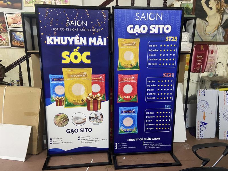 Quảng Cáo Standee Giang Long