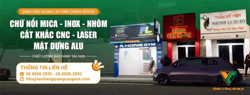 QUẢNG CÁO VĨNH CƯỜNG DESIGN - Dịch Vụ Làm Biển Quảng Cáo Uy Tín, Giá Rẻ Tại TPHCM