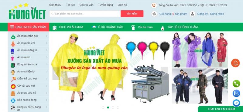 Công ty sản xuất áo mưa uy tín nhất Việt Nam