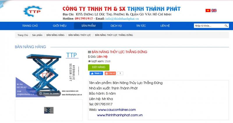 Công ty TNHH TM & SX Thịnh Thành Phát