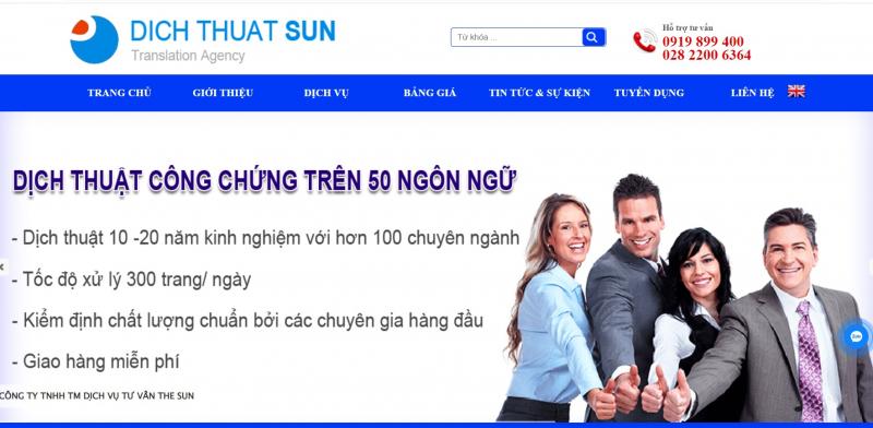 Công ty TNHH TM DV Tư vấn The Sun