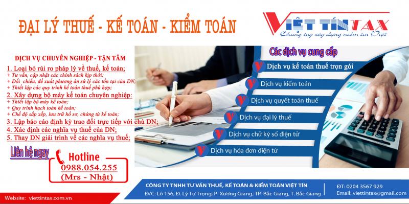 Công ty TNHH tư vấn Thuế, Kế toán & Kiểm toán Việt Tín