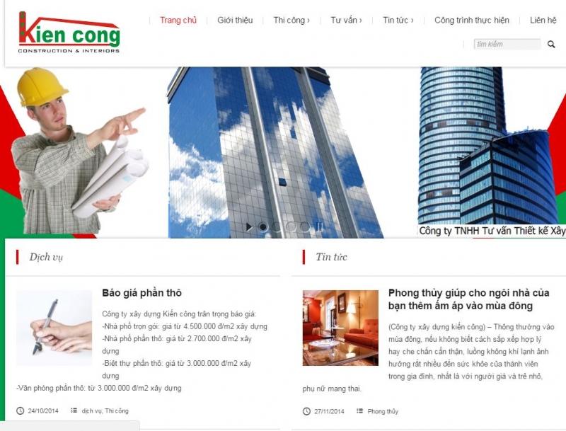 Công ty tư vấn thiết kế xây dựng Kiến Công