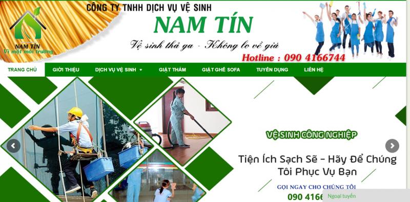 Công ty dịch vụ vệ sinh Nam Tín