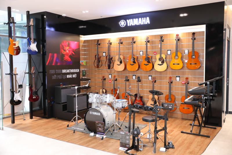 Không gian trải nghiệm nhạc cụ Yamaha chính hãng tại Gateway Thảo Điền, Quận 2, TPHCM