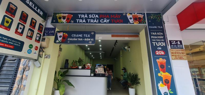 Crane Tea, Trà sữa pha máy - Trà trái cây tươi