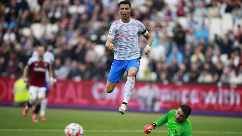 Cristiano Ronaldo đạt vận tốc 32,51 km/h trong trận đấu với West Ham năm 2021