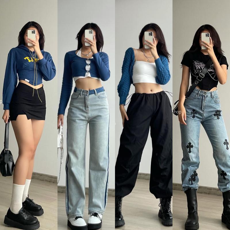 Croptop&Jean Đà Nẵng - Sexy Pieces với phong cách cá tính, năng động