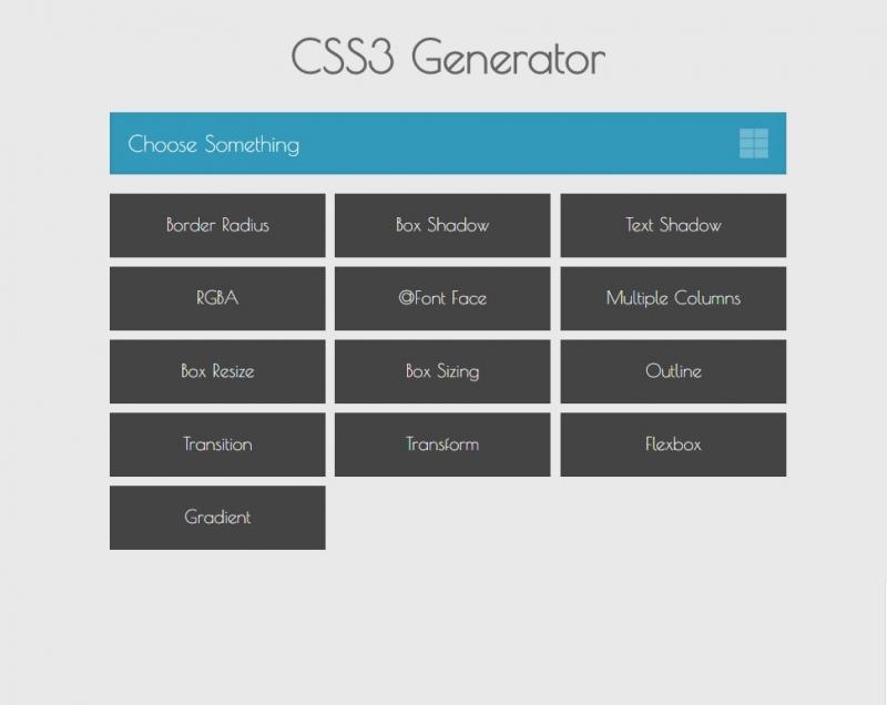 CSS3 Generator