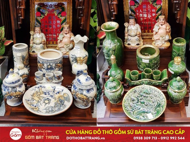 Cửa hàng đồ thờ cúng gốm sứ Bát Tràng (Hệ thống Không Gian Gốm Bát Tràng)