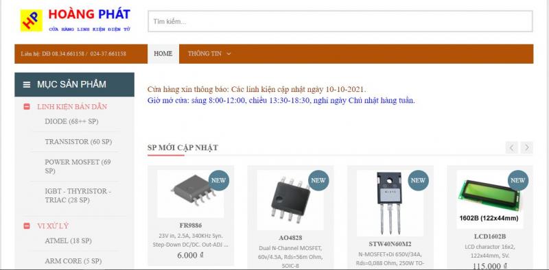 Linh kiện điện tử Hoàng Phát