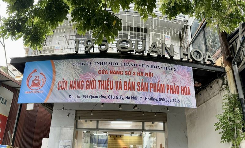 Cửa hàng pháo hoa - Số 03 Hà Nội