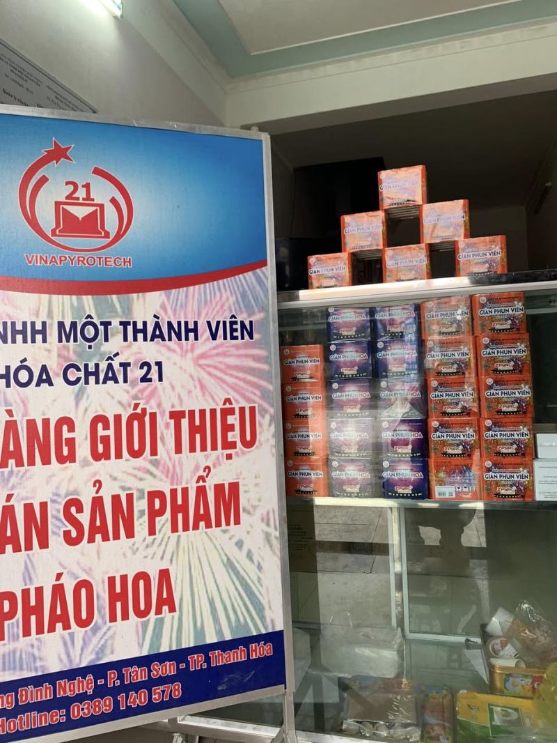 Cửa hàng pháo hoa Số 1 – Tỉnh Thanh Hoá