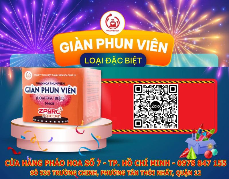 Cửa hàng pháo hoa số 7 – Thành phố Hồ Chí Minh