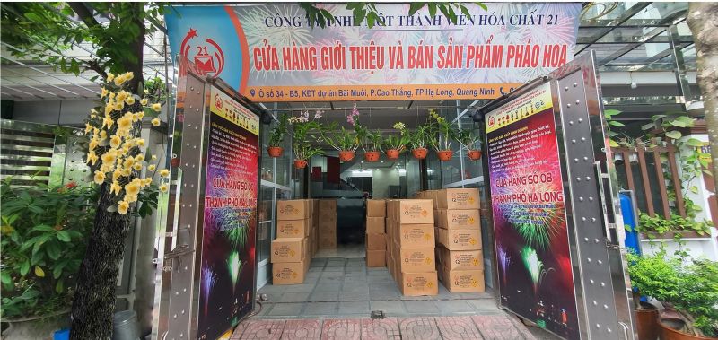 Cửa hàng pháo hoa Số 8 – Tỉnh Quảng Ninh