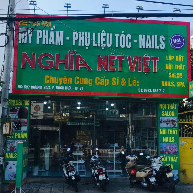 Cửa hàng phụ liệu tóc Nghĩa Nét Việt