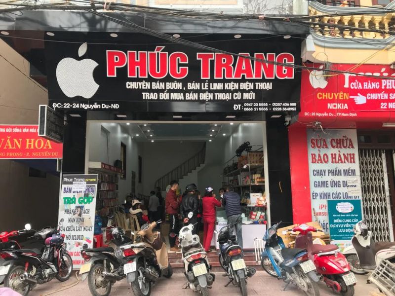 Shop sửa chữa điện thoại Phúc Trang iStore