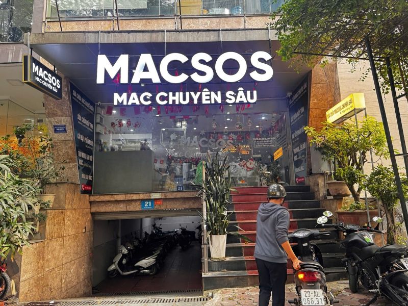 Cửa hàng Sửa chữa Macbook - Macsos - Sửa chữa Macbook chuyên sâu