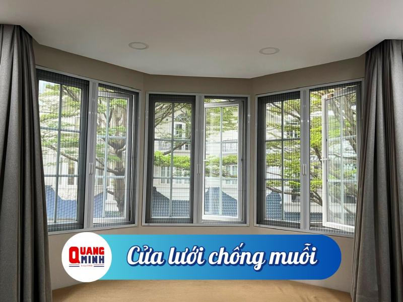 Cửa Lưới Chống Muỗi Quang Minh