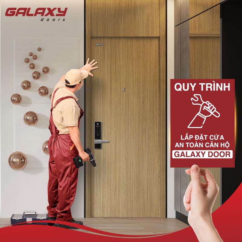 Cửa thép vân gỗ Galaxy Việt Nam