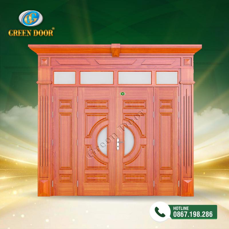 Cửa thép vân gỗ Green Door