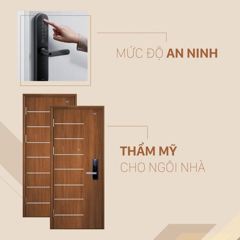 Cửa thép vân gỗ Hisung Việt Nam