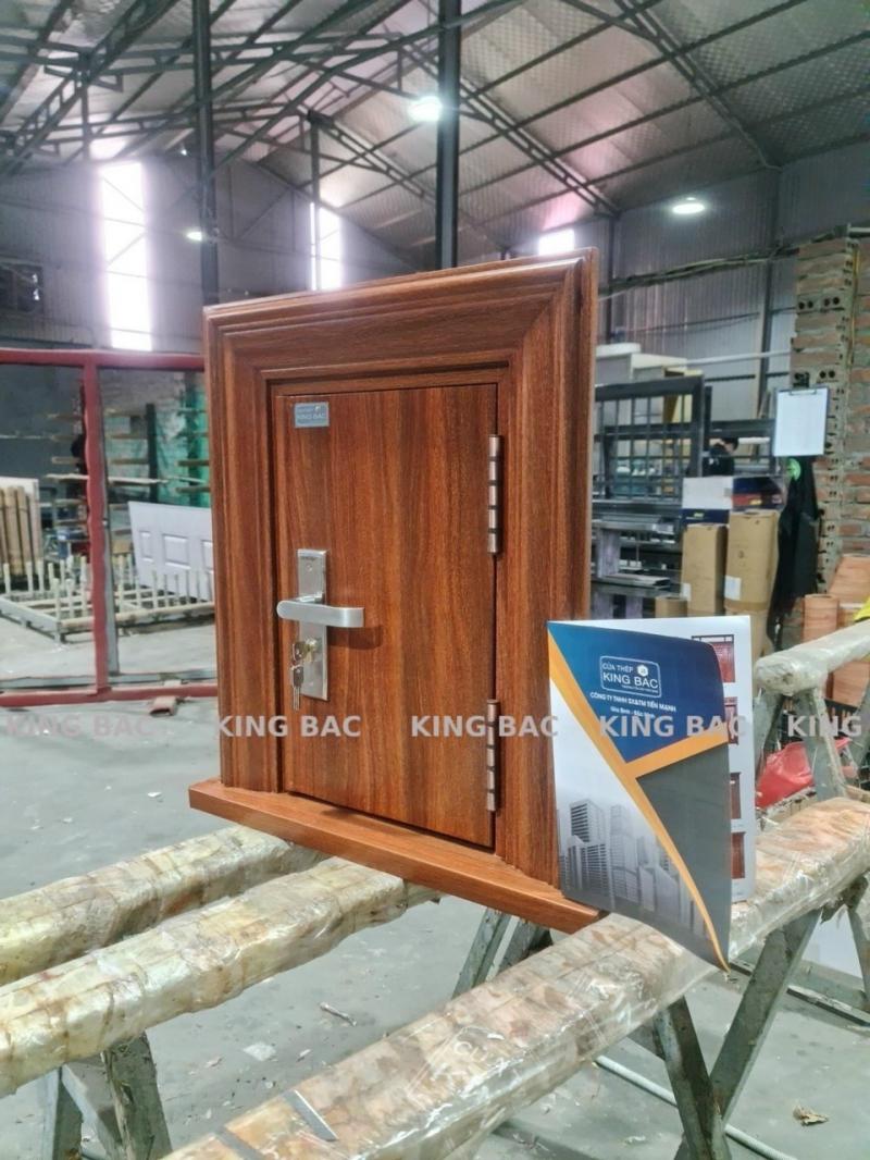 Cửa Thép Vân Gỗ King Bac