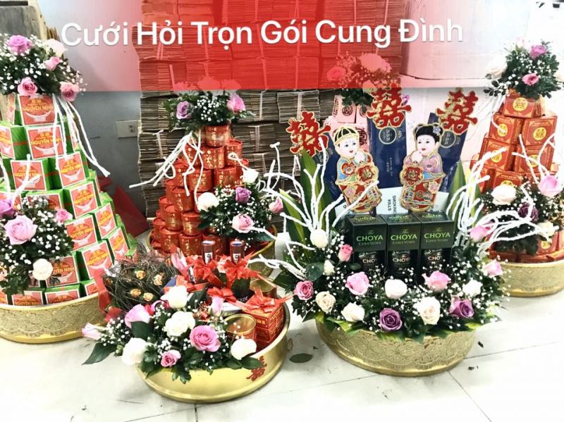 Địa chỉ nhận làm tráp cưới đẹp nhất quận Đống Đa, Hà Nội