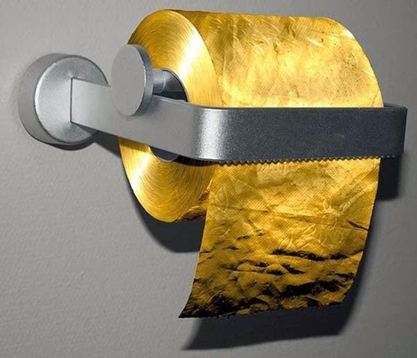 Cuộn giấy vệ sinh bằng vàng giá 1,38 triệu USD